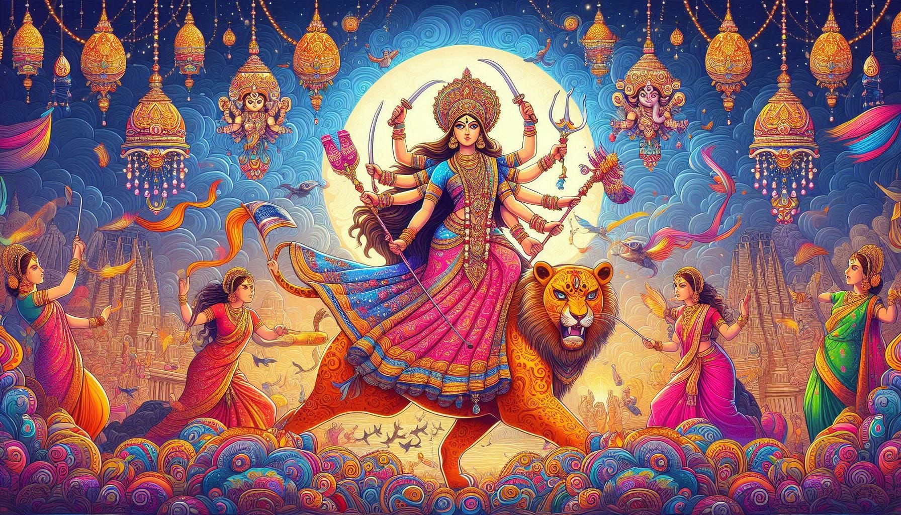 Shardiya Navratri Wishes in Hindi