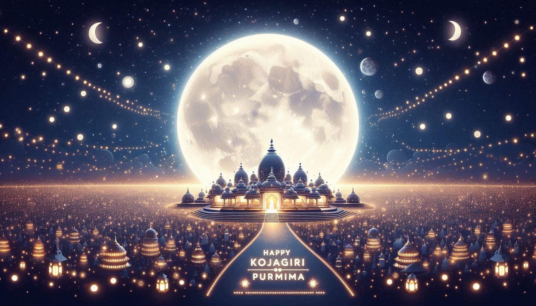 Kojagiri Purnima wishes in Hindi 2024 कोजागिरी पूर्णिमा की सुंदर शुभकामनाएं